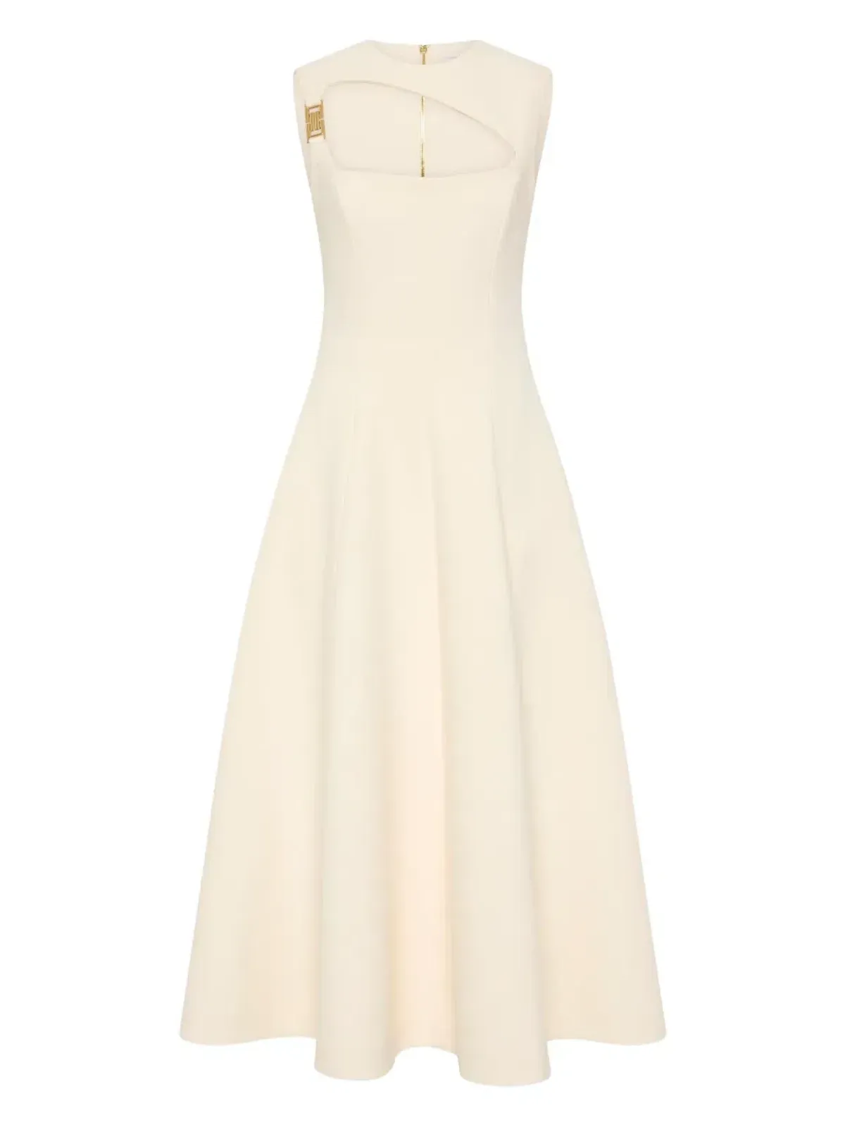 Rebecca Vallance Freyja Midi Dress White Size AU 8 - Image 4