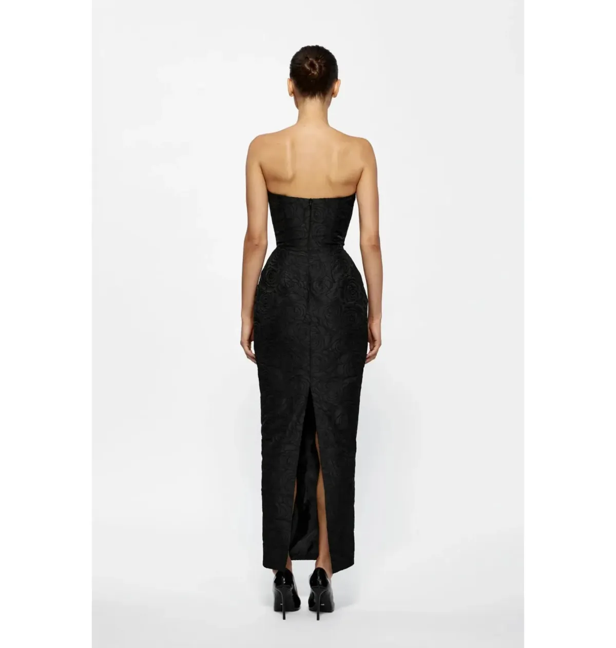 Effie Kats Kiera Midi Dress Black Size 10 - Image 4