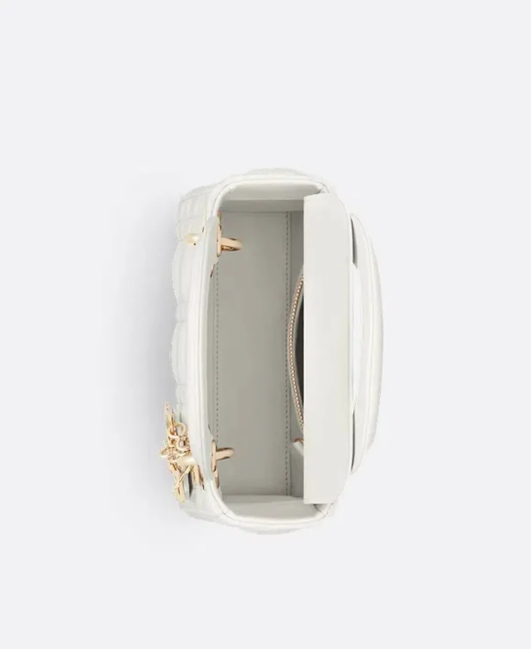 Dior Mini Lady Bag White for rent on The Volte - main image