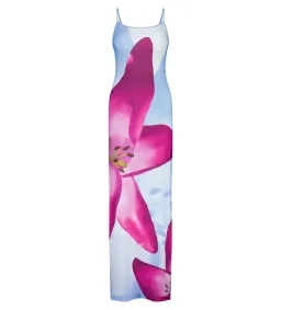 With Harper Lu Slip Maxi Dress Sky Lily Floral Size L AU 12 for rent on The Volte - image 7