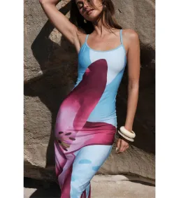 With Harper Lu Slip Maxi Dress Sky Lily Floral Size L AU 12 for rent on The Volte - image 6