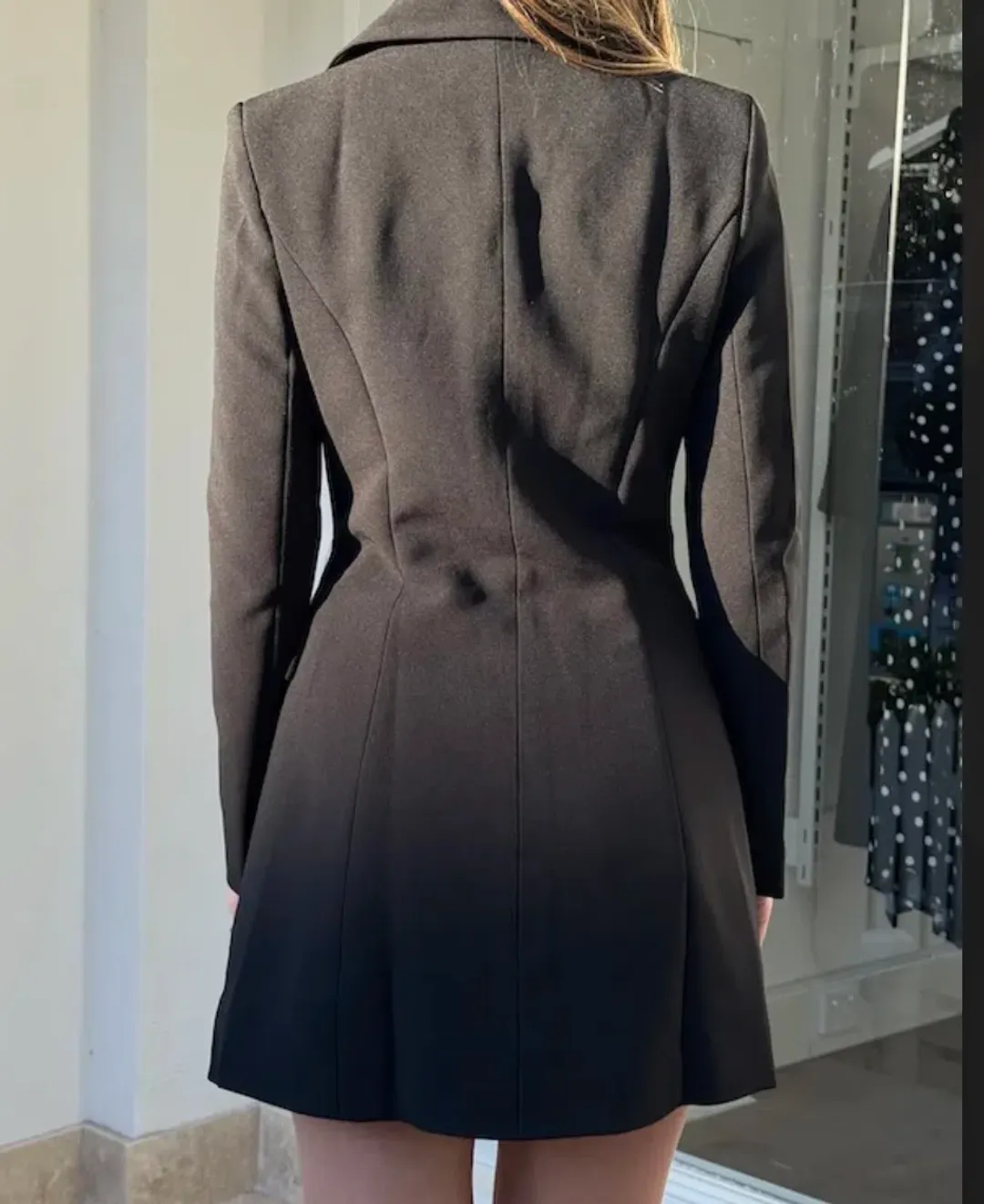 Odd Muse The Ultimate Muse Structured Button Dress Black Size 8 for rent on The Volte - main image