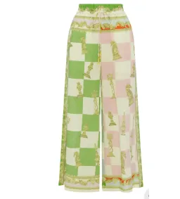 Alemais Checkmate Linen Top & Pants Set Print Size 10 for rent on The Volte - image 7