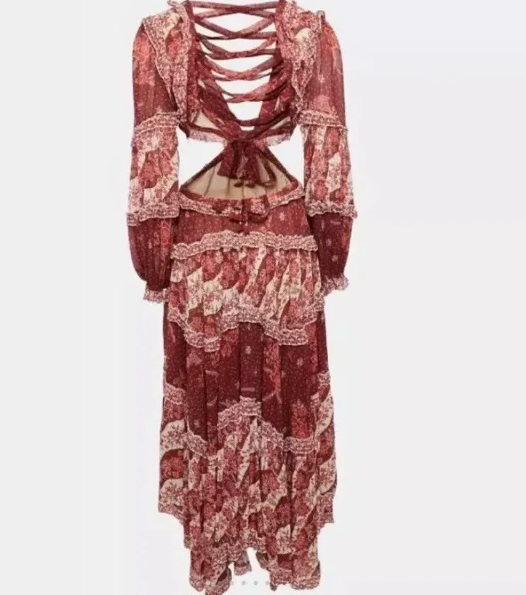 Zimmermann Eyes On Summer Maxi Dress Size AU 12 for rent on The Volte - main image