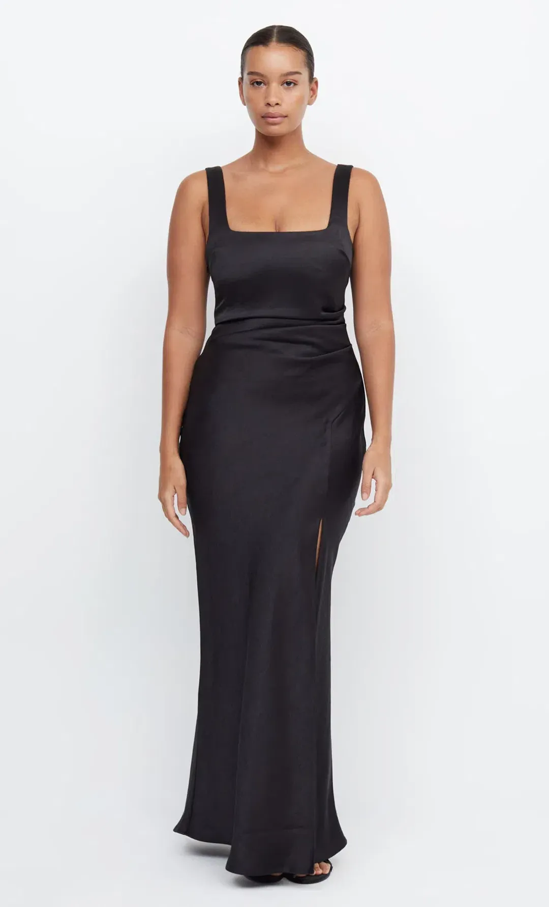 Bec & Bridge The Dreamer Square Neck Maxi Dress Black Size 10 for rent on The Volte - main image