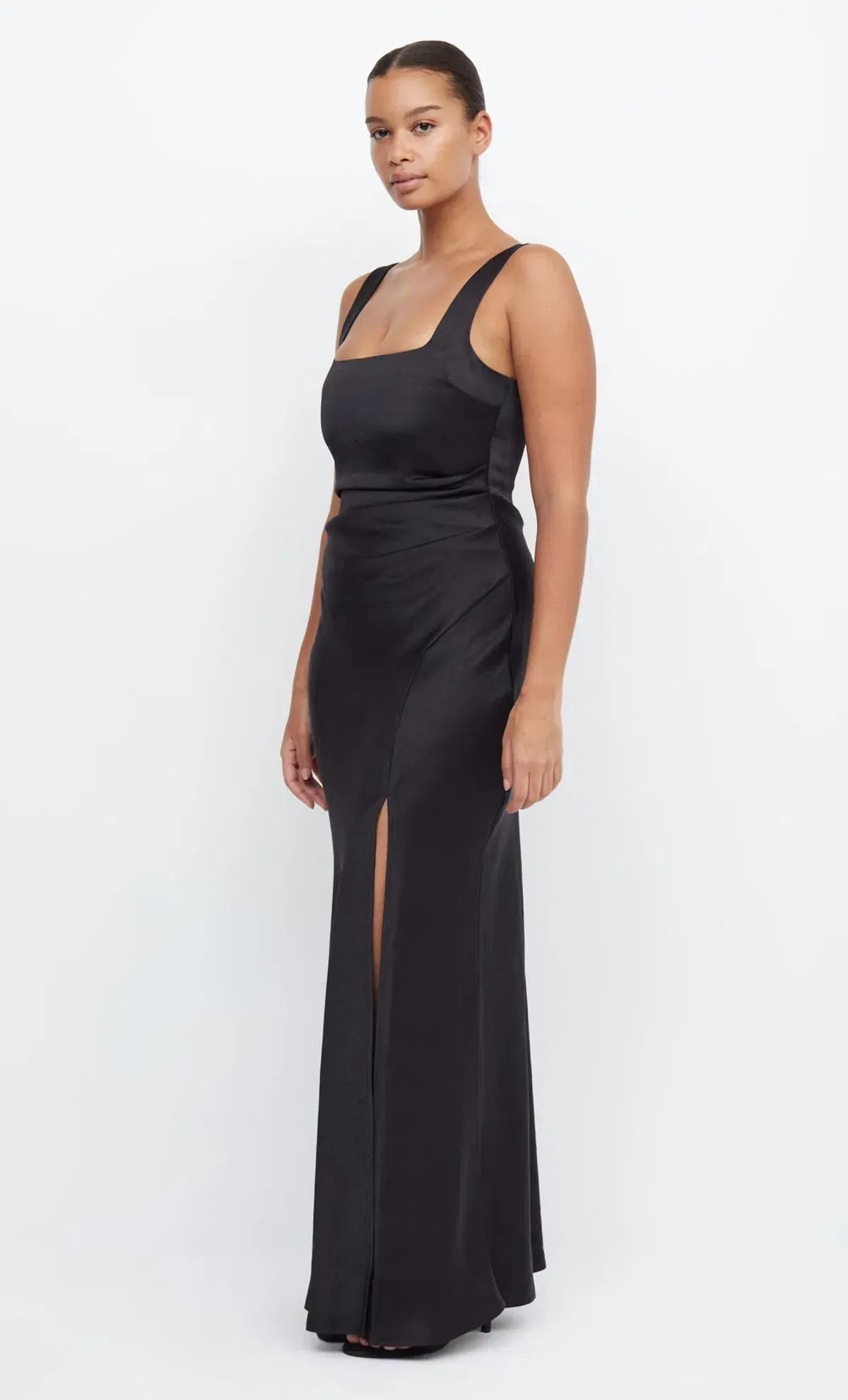 Bec & Bridge The Dreamer Square Neck Maxi Dress Black Size 10 - Image 3