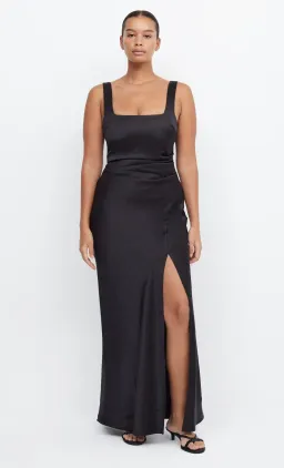 Bec & Bridge The Dreamer Square Neck Maxi Dress Black Size 10 for rent on The Volte - image 2