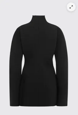 Lillian Khallouf Laff Dress in Black Size 8 for rent on The Volte - image 4