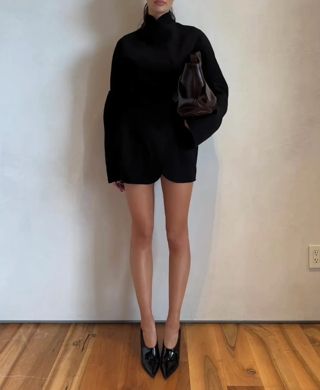 Lillian Khallouf Laff Dress in Black Size 8 for rent on The Volte - main image