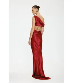 Effie Kats Perez Top and Maxi Skirt Set Runway Red Size AU 10 for rent on The Volte - image 2