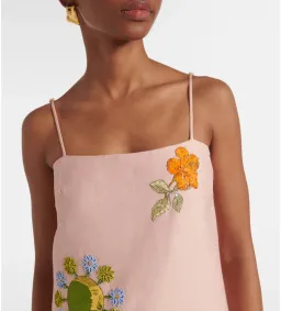 Alemais Hazel Printed Linen Blend Maxi Dress in Pink Size 10 for rent on The Volte - image 3