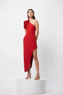 Elliatt Womanism Gown Red Size M / AU 10 for rent on The Volte - image 2
