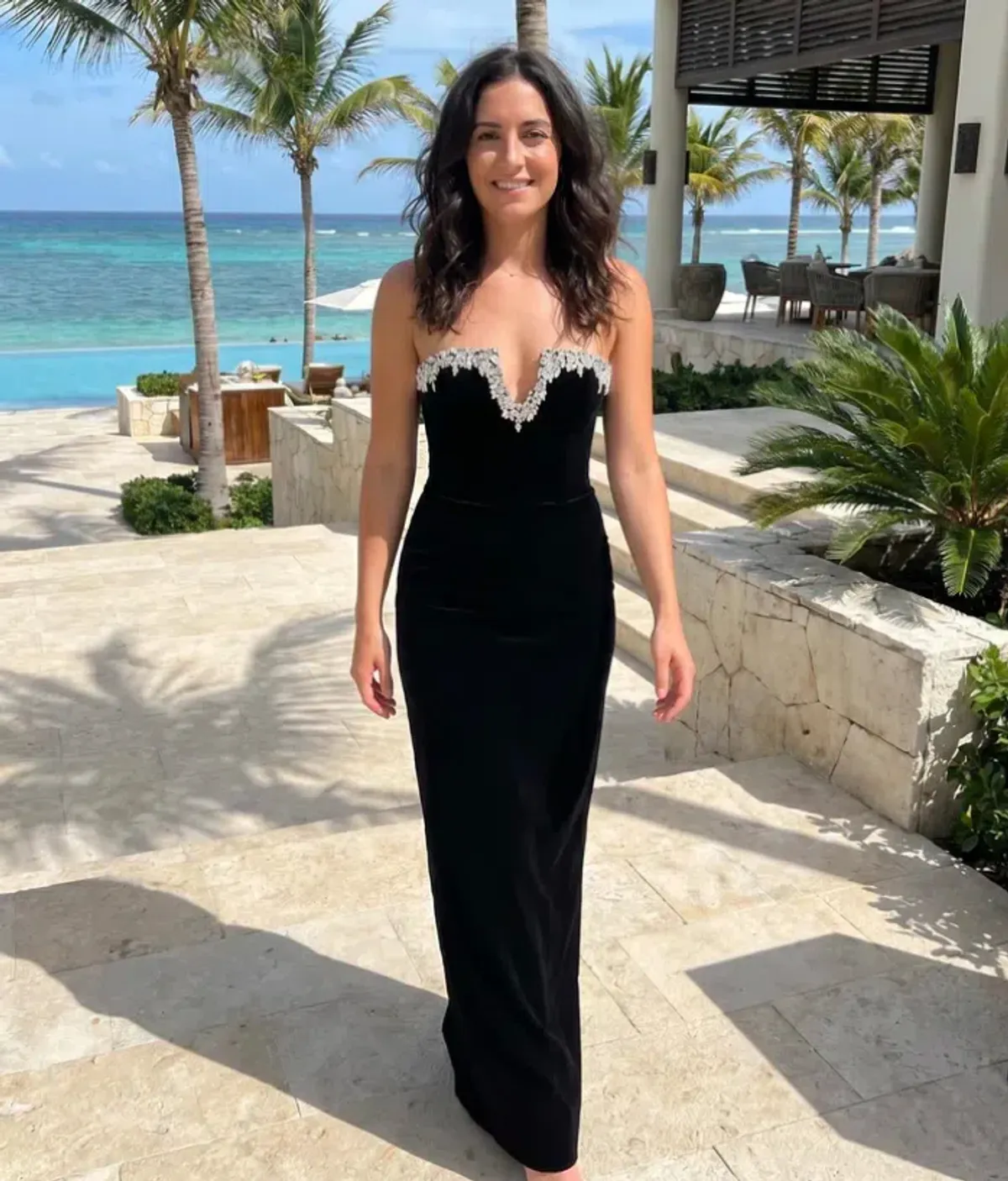 Rachel Gilbert Claudine Gown in Black Size 2 / AU 10 for rent on The Volte - main image