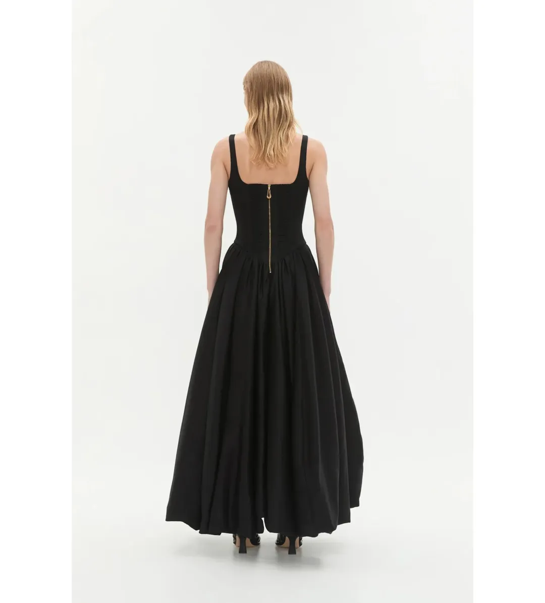 Aje Alani Gown Black Size AU 10 for rent on The Volte - main image