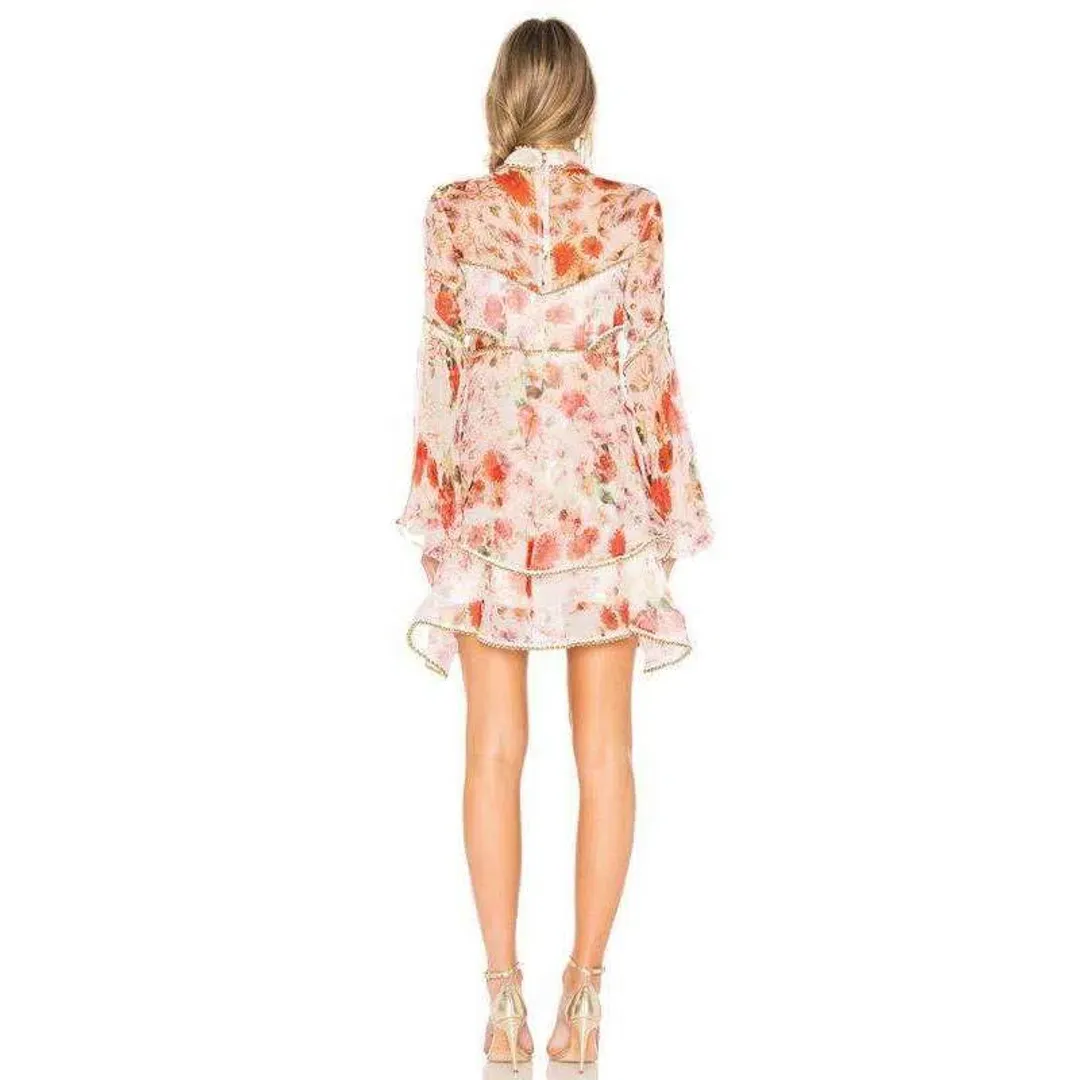 Thurley Meadow Dress Print Size 8 for rent on The Volte - main image