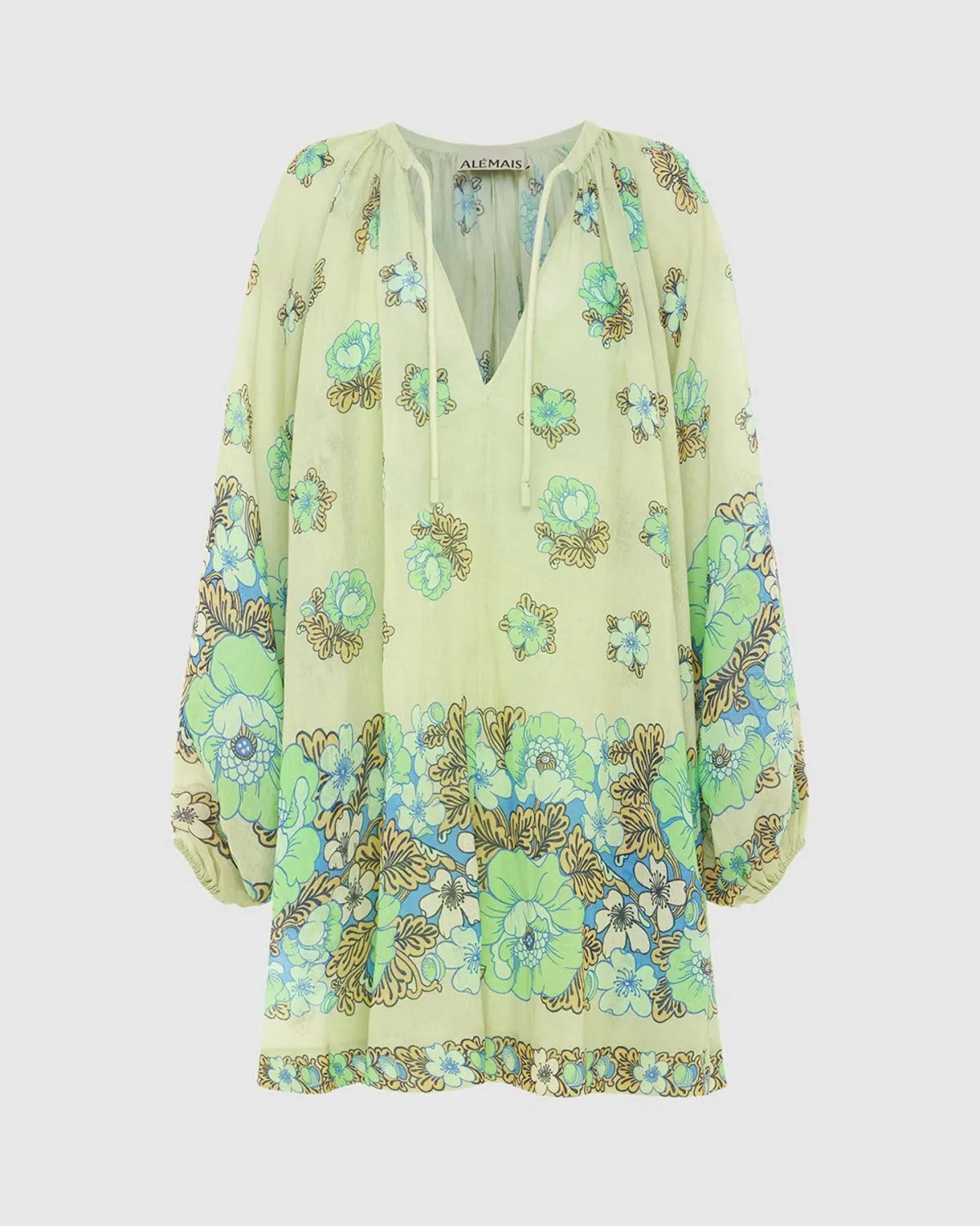 Alemais Velma Mini Dress Seafoam Size AU 14 - Image 6