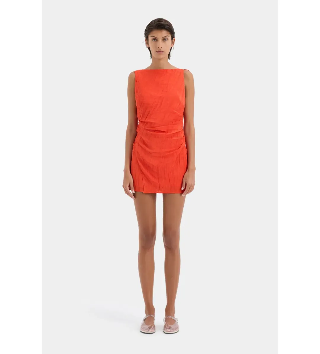 Sir the Label Ligera Mini Dress Tangerine Size 2 AU 10 for rent on The Volte - main image