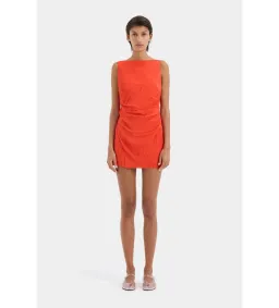 Sir the Label Ligera Mini Dress Tangerine Size 2 AU 10 for rent on The Volte - image 1