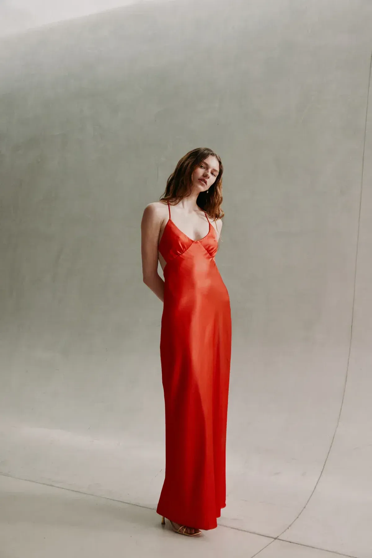 Manning Cartell Saturation Point Slip Maxi Dress Red Size 8 - Image 4