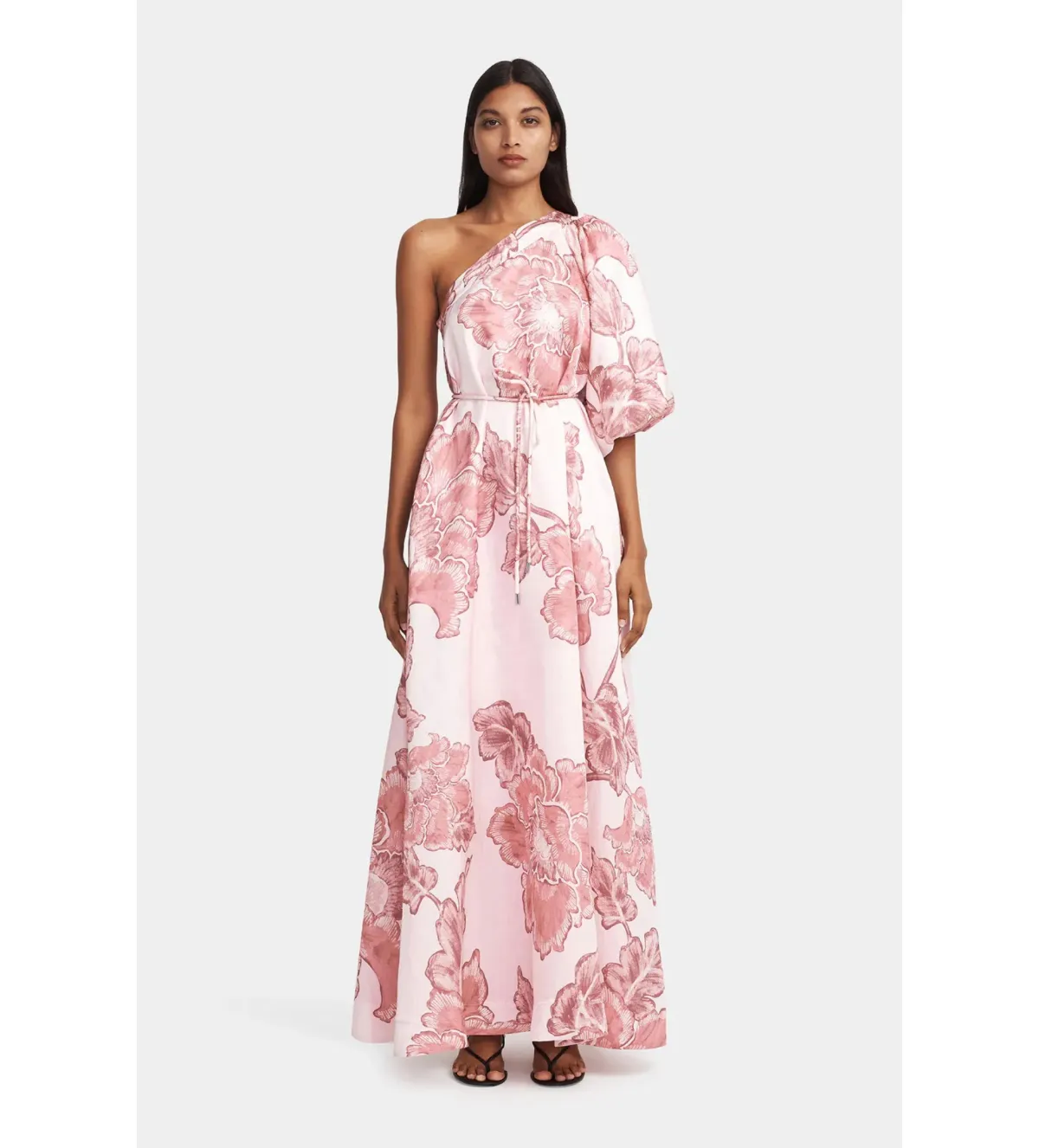 Hansen and Gretel Carmen Maxi Dress Orchid Bloom Size L AU 12 - Image 1