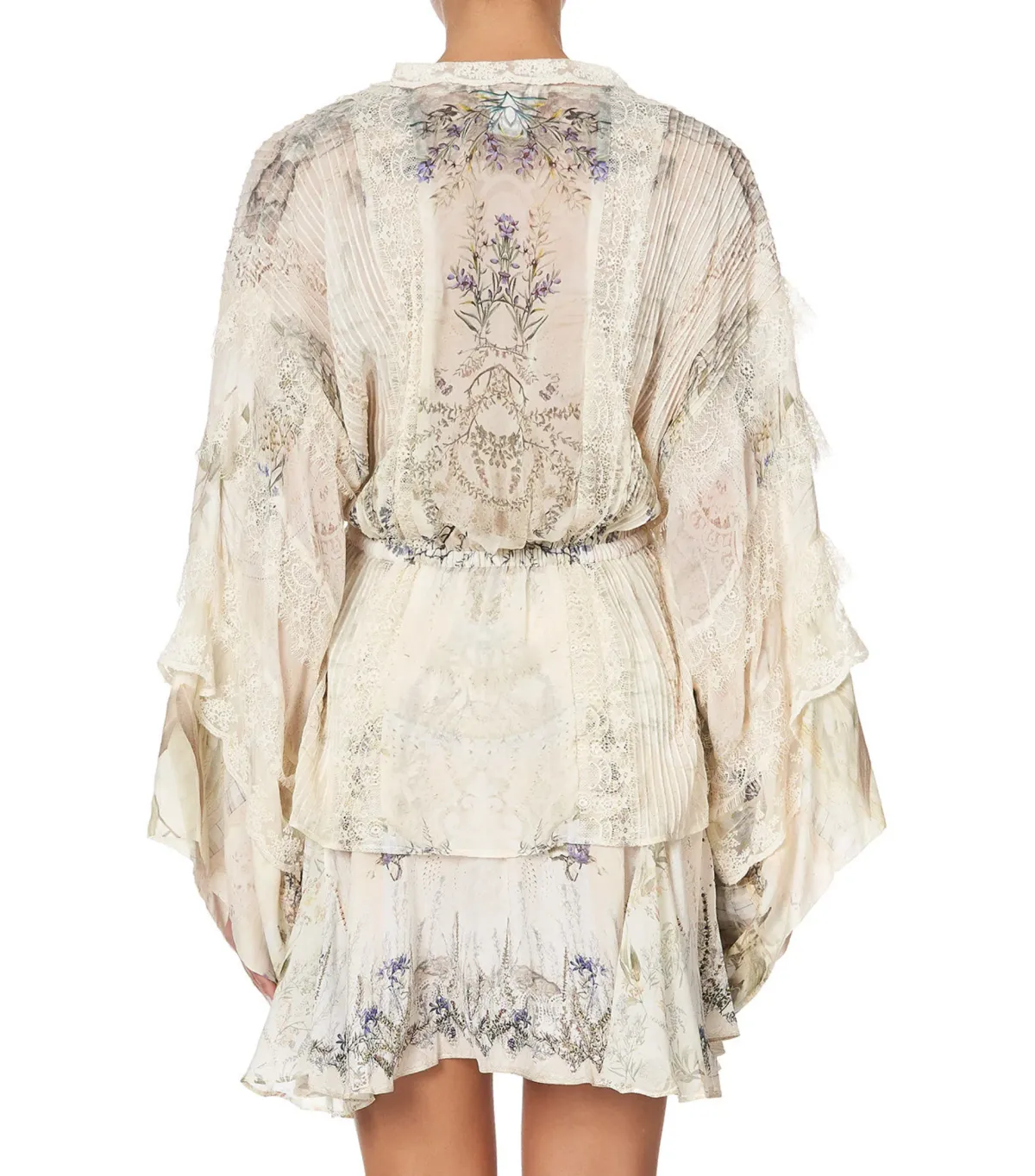 Camilla Tie Front Lace Insert Layer in Memories Of Moree Size M / AU 12 - Image 4