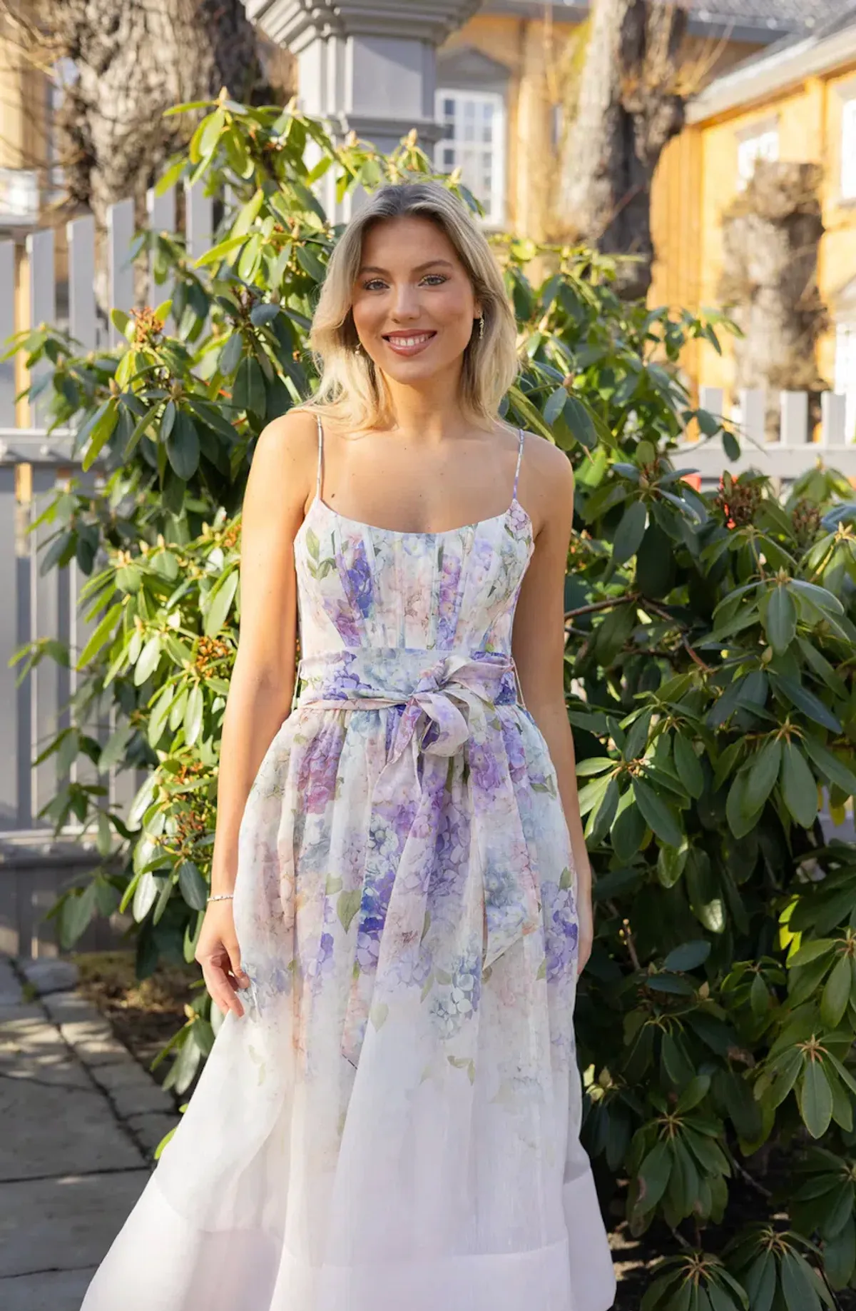 Zimmermann Dawning Corset Dress Multi Hydrangea Size 3 / AU 14 - Image 2