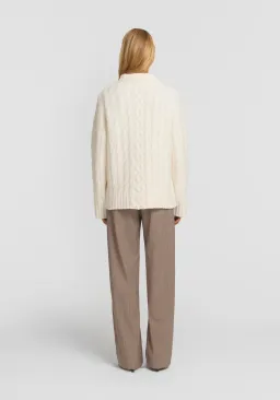 Victoria & Woods Delaware Knit in White One Size for rent on The Volte - image 2