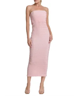 L'Idée Aurore Midi Gown in Dusky Pink Size 12 for rent on The Volte - image 1
