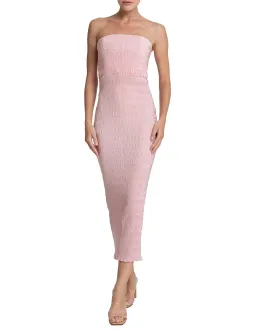L'Idée Aurore Midi Gown in Dusky Pink Size 12 for rent on The Volte - image 2
