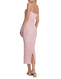 L'Idée Aurore Midi Gown in Dusky Pink Size 12 for rent on The Volte - image 3