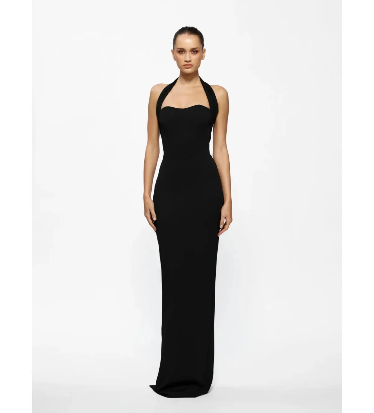 Effie Kats Marian Maxi Gown in Black Size 6 - Image 1