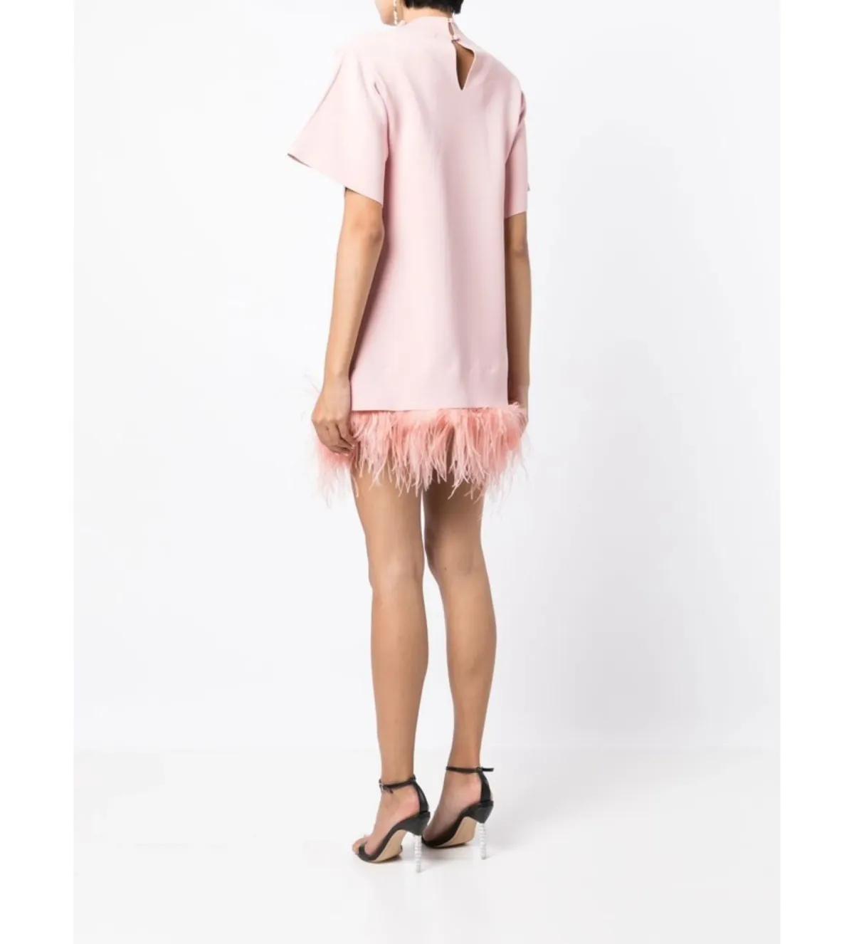 Rachel Gilbert Rita Mini Dress Pink Size S AU8 - Image 3