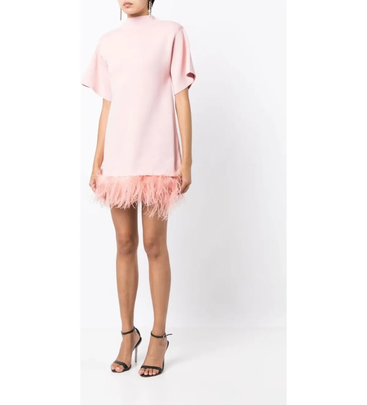 Rachel Gilbert Rita Mini Dress Pink Size S AU8 - Image 2