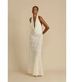 Arcina Ori Adriana Maxi Dress White Size AU 10 for rent on The Volte - image 3
