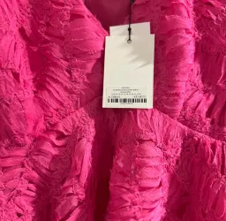 Aje Florential Mini Swing Dress in Azalea Pink Size 16 for rent on The Volte - image 5