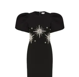 Rebecca Vallance Estella Mini Dress Black/Beaded Size 6 for rent on The Volte - image 5
