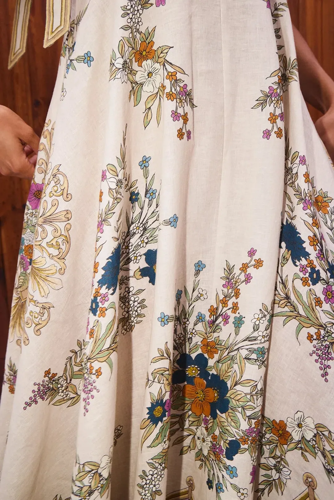 Alemais Antoinette Ballet Sundress Midi Dress Multi Size 12 for rent on The Volte - main image