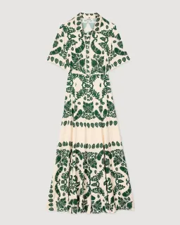 Sandro Lavandou Dress Floral Print Size AU 10 for rent on The Volte - image 6