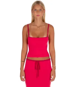 I am Delilah Lilly Tank and Maxi Skirt Set Red Size XS for rent on The Volte - image 3