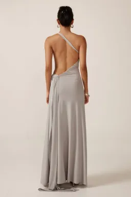 Ance Gria Gaia Gown Silver Grey Size 8 for rent on The Volte - image 2