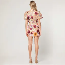 ELLIATT Rosalind 3D Floral Mini Dress Size AU 6 (XS) for rent on The Volte - image 2