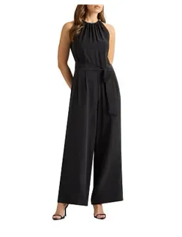 David Lawrence Gisele Silk Jumpsuit Black Size 14/L for rent on The Volte - image 1