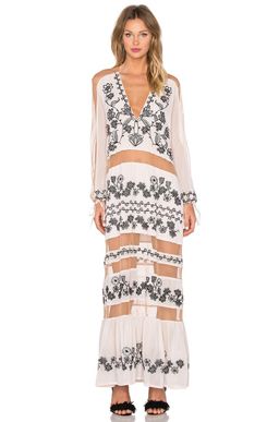For Love & Lemons Maxi Dress Print Size 8 for rent on The Volte - image 1