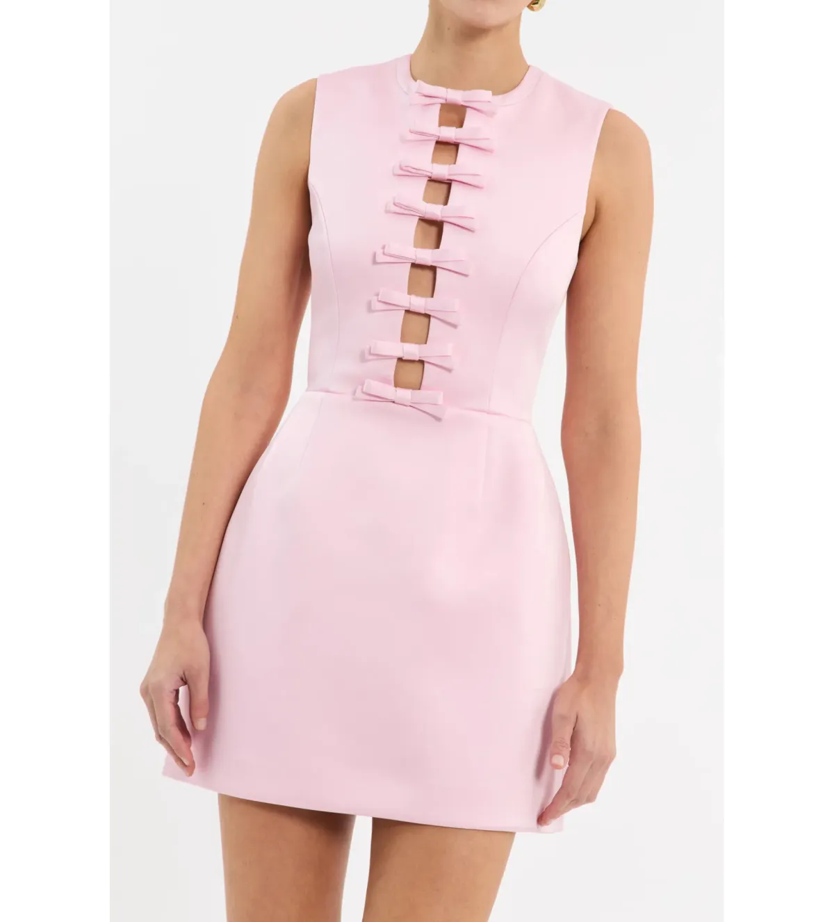 Rebecca Vallance Aymee Mini Dress in Pink Size AU 10 - Image 4