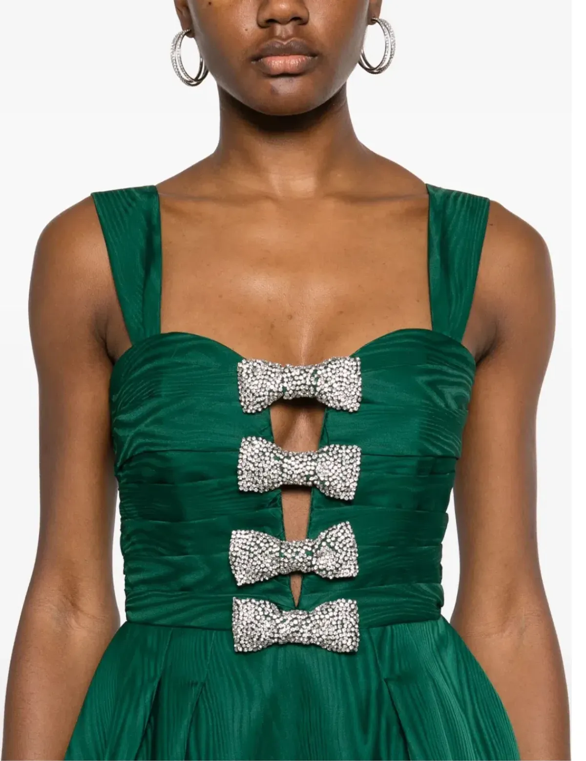 Rebecca Vallance Luiza Midi Dress Green Size 14 - Image 4