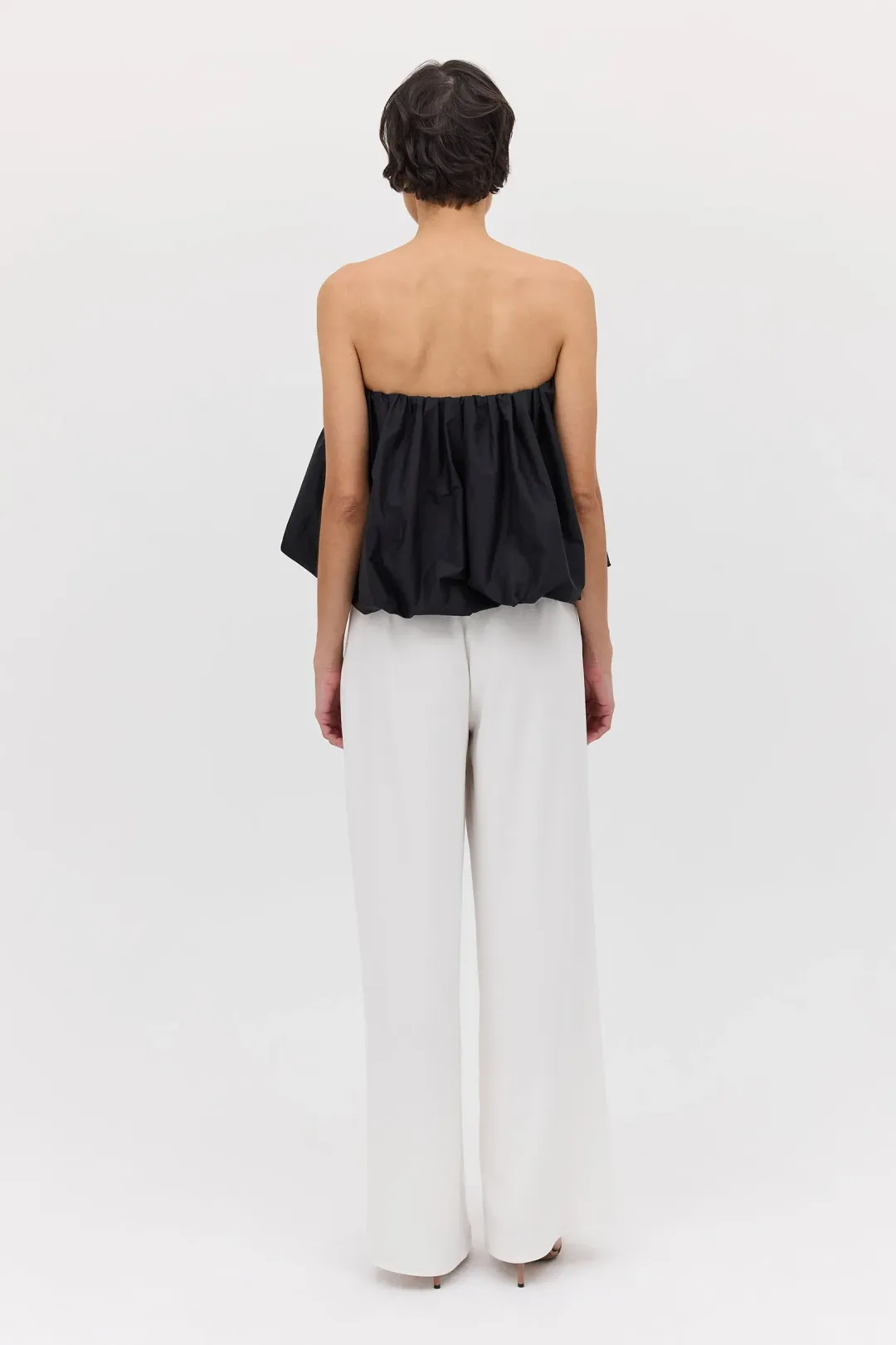 Bianca Spender Black Cotton Hazel Top Size 12/M for rent on The Volte - main image