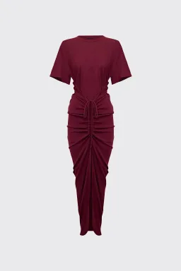 Pfeiffer Niko Maxi Dress Burgundy Size 12 for rent on The Volte - image 8