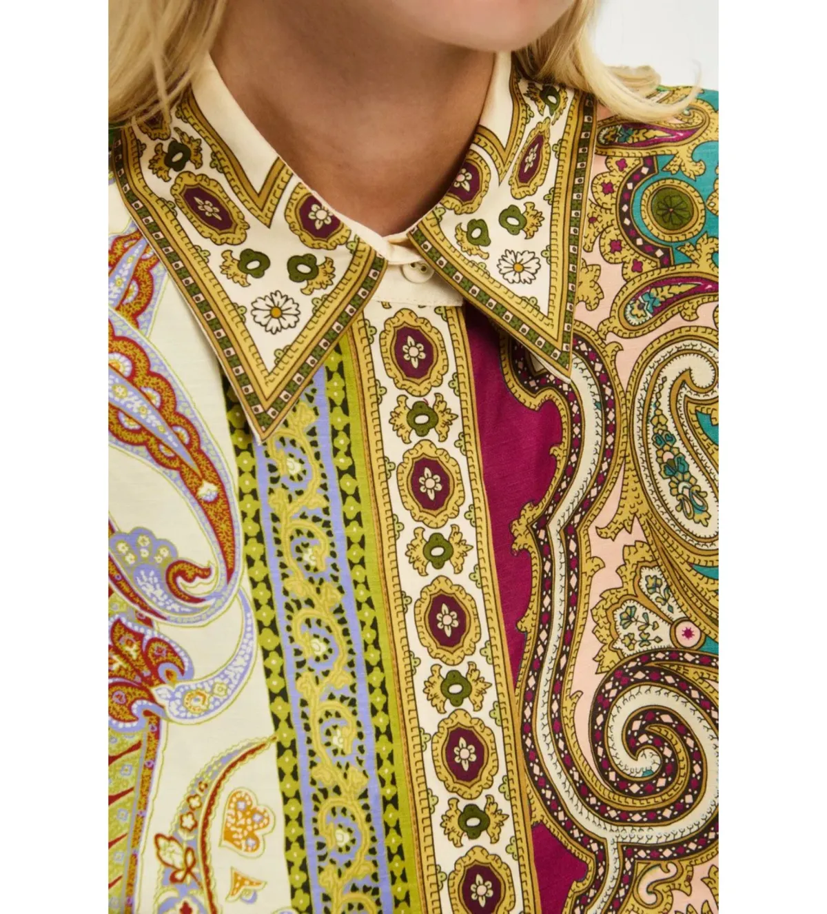 Alemais Clemenza Spliced Mini Dress Multi Print Size AU 16 - Image 5