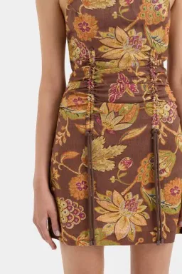 Sir the Label Josefina Corded Halter Mini Dress Print Size 1 / AU 8 for rent on The Volte - image 4