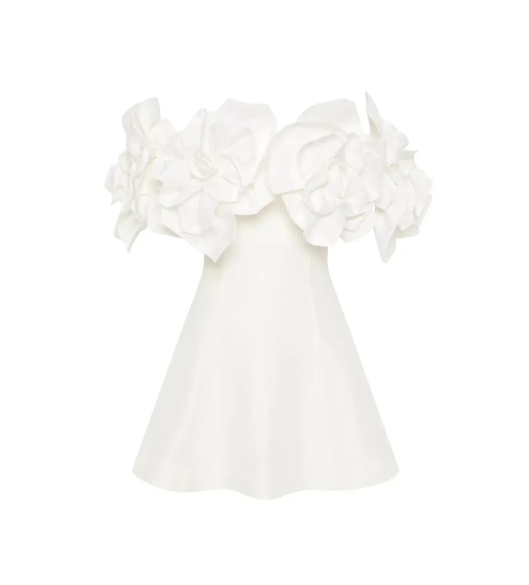 Aje Etta Mini Dress Ivory Size AU 12 for rent on The Volte - main image